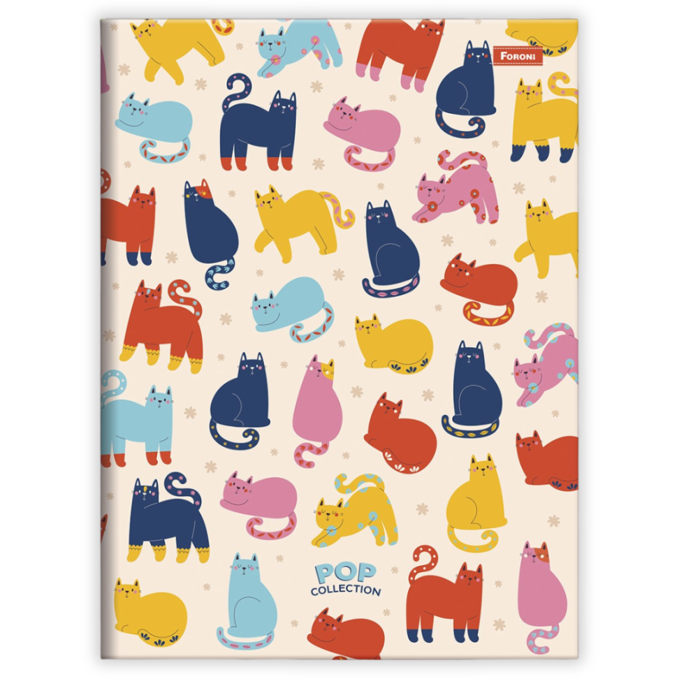 Caderno Brochura Pequeno 1/4 Pop Collection Foroni - #1