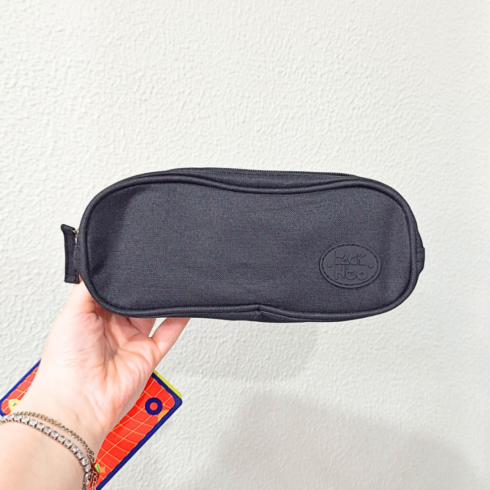 Estojo Duplo Jeans Preto Packn'Go - #1