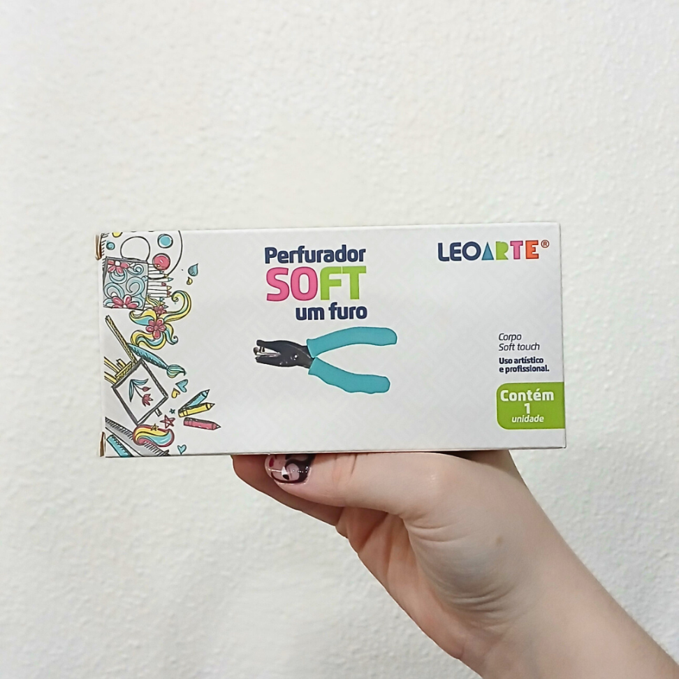 Perfurador 1 Furo 10 Folhas Soft LeoArte - #3