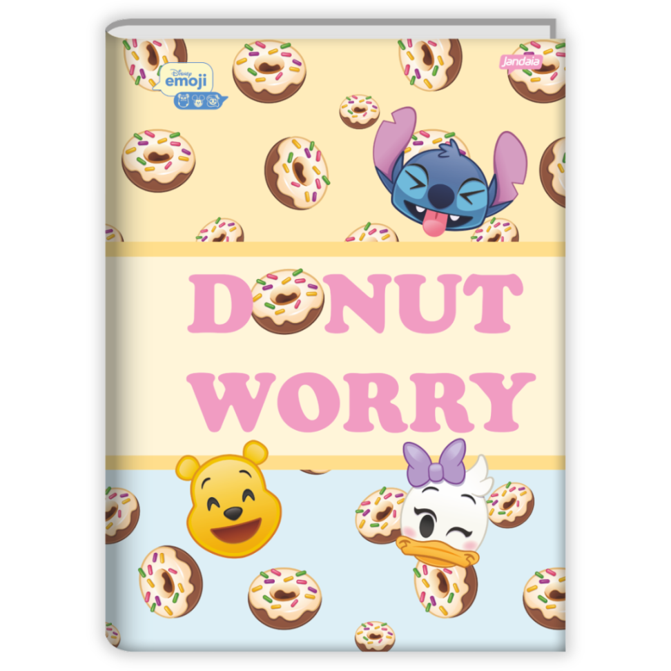 Caderno Brochura Disney Emoji Jandaia - #1