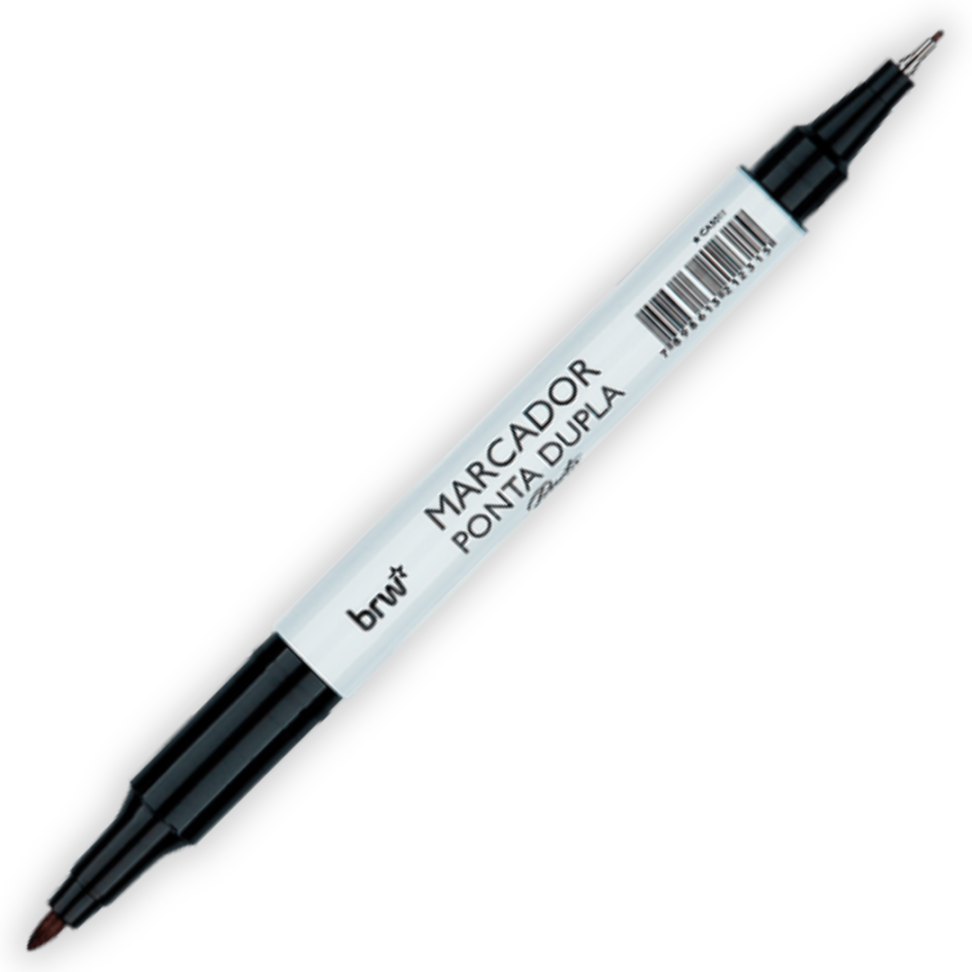 Marcador Multiuso Ponta Dupla BRW - #2