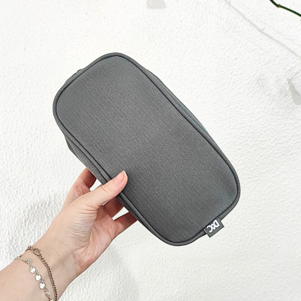 Estojo Duplo Basic Cinza DAC - #1