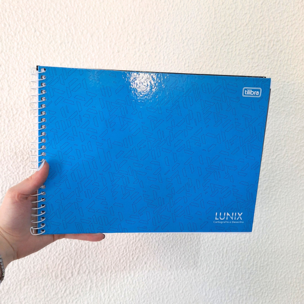 Caderno com Espiral de Cartografia e Desenho Lunix Tilibra - #8
