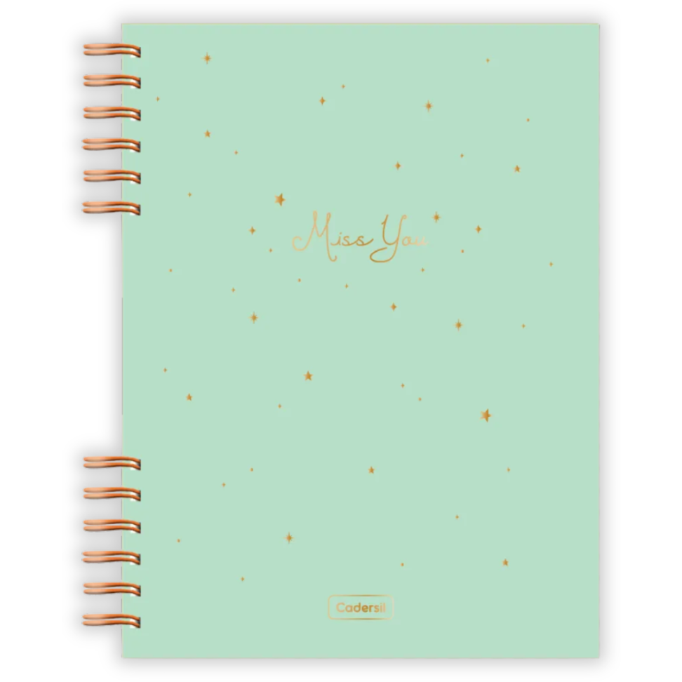 Caderneta com Espiral Miss You Cadersil - #5