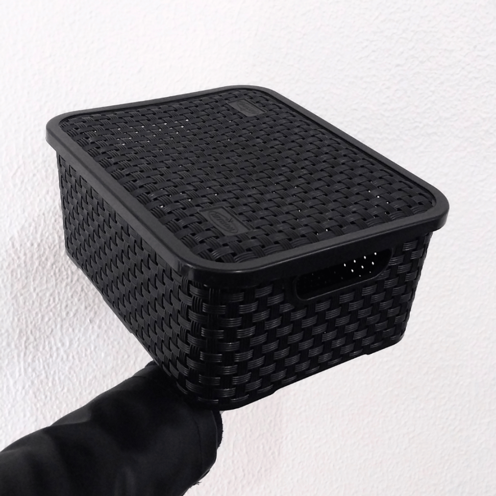 Caixa Organizadora Rattan Preto 4L Nitron - #4