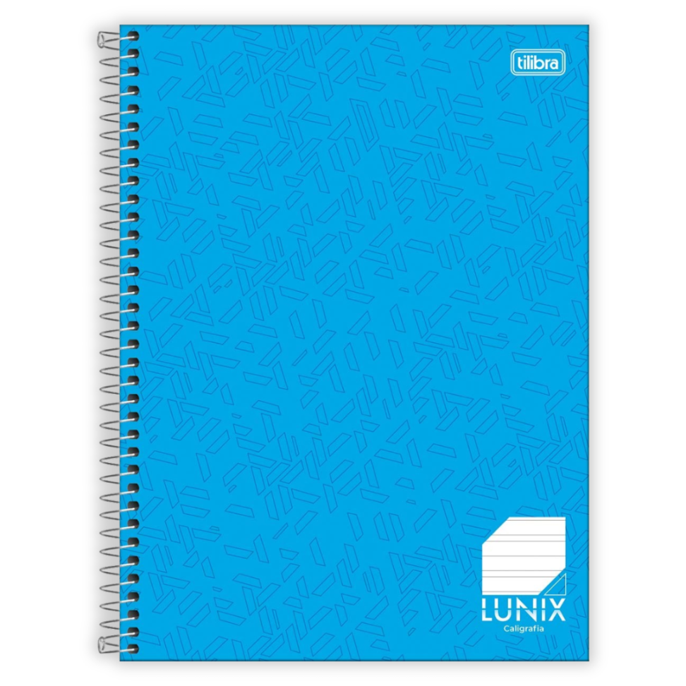 Caderno com Espiral Caligrafia Lunix Tilibra - #4