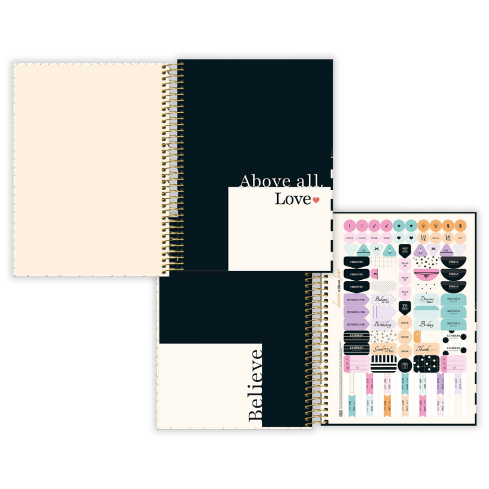 Agenda Espiral Diária Grande West Village 2026 Tilibra - #1