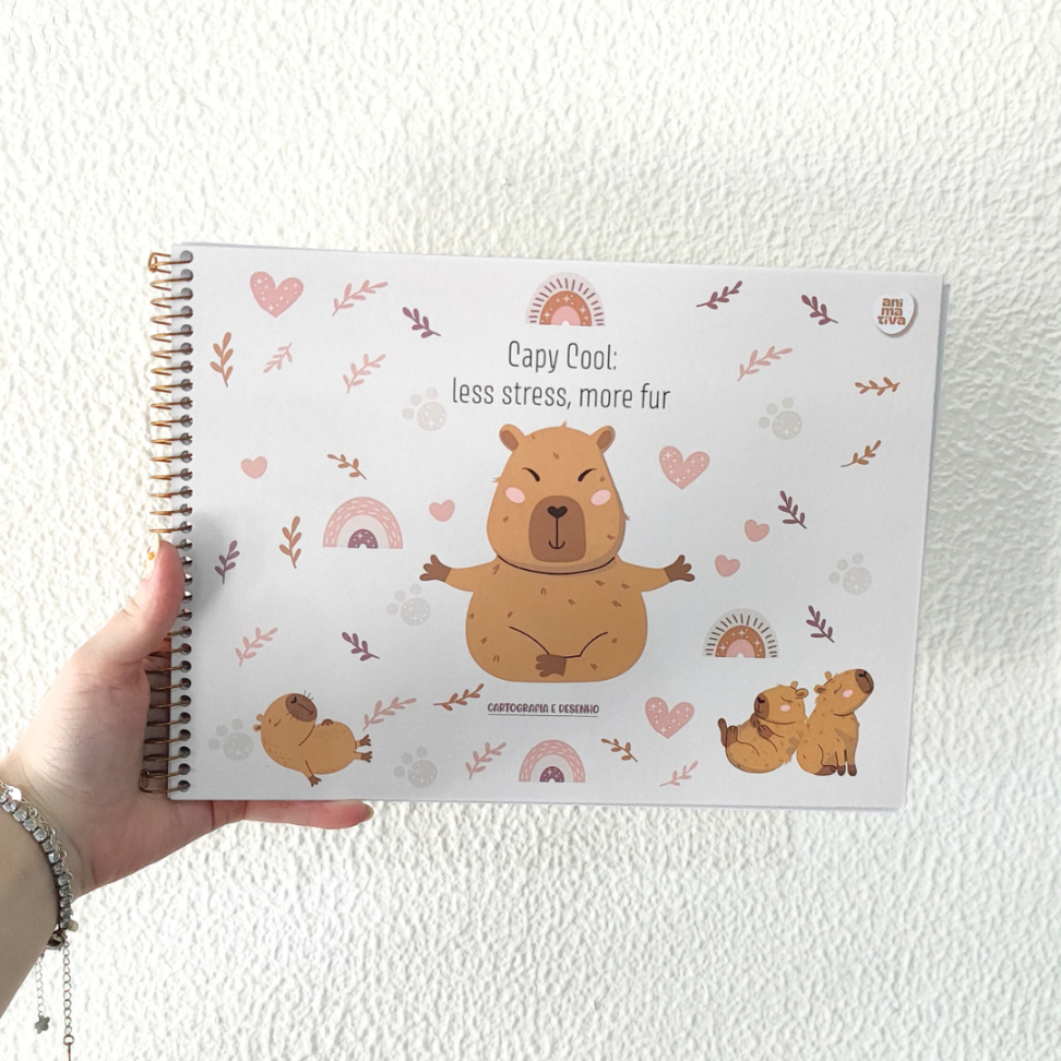 Caderno de Cartografia e Desenho Capycuties Animativa - #1