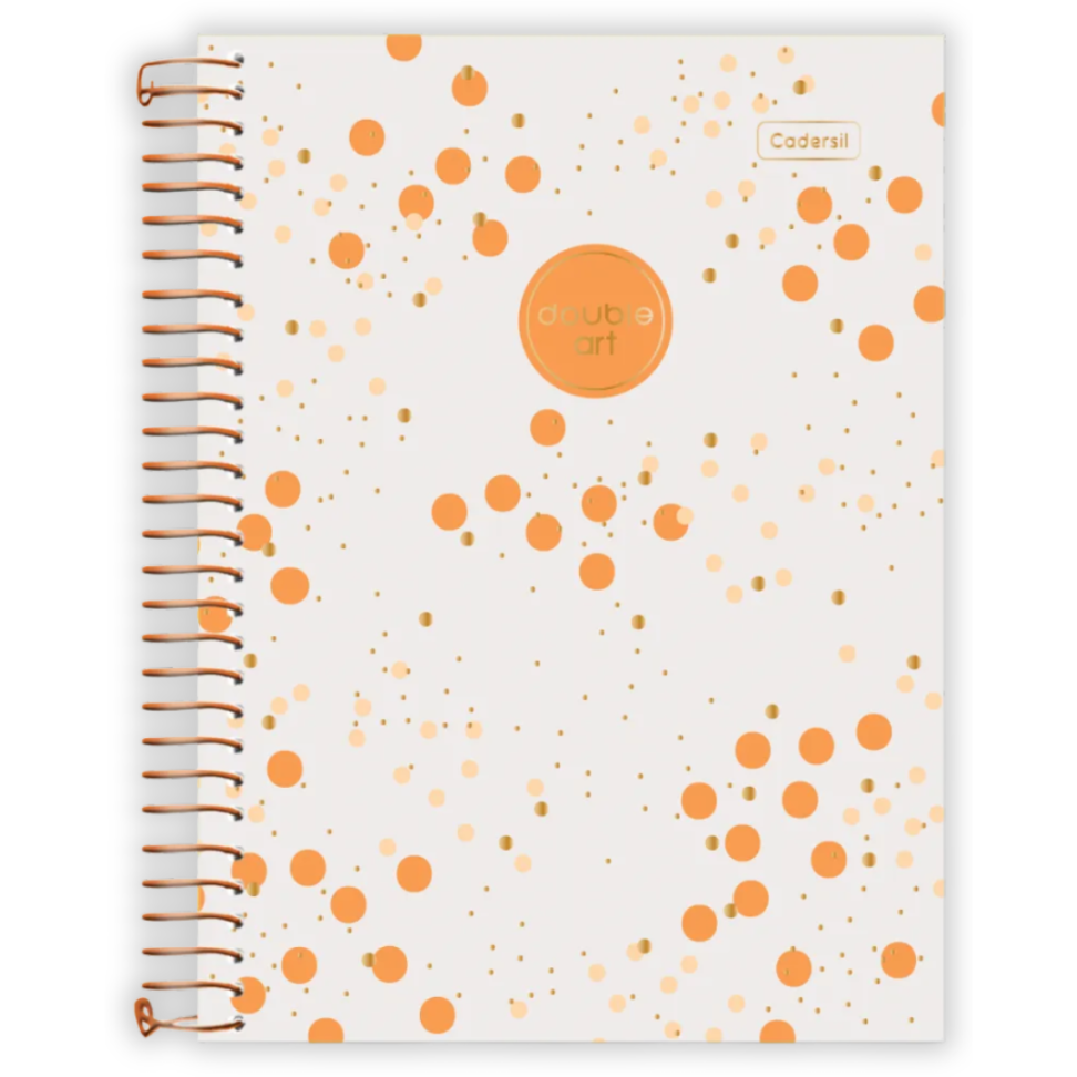 Caderno com Espiral Colegial Double Art 1 Matéria Cadersil - #2
