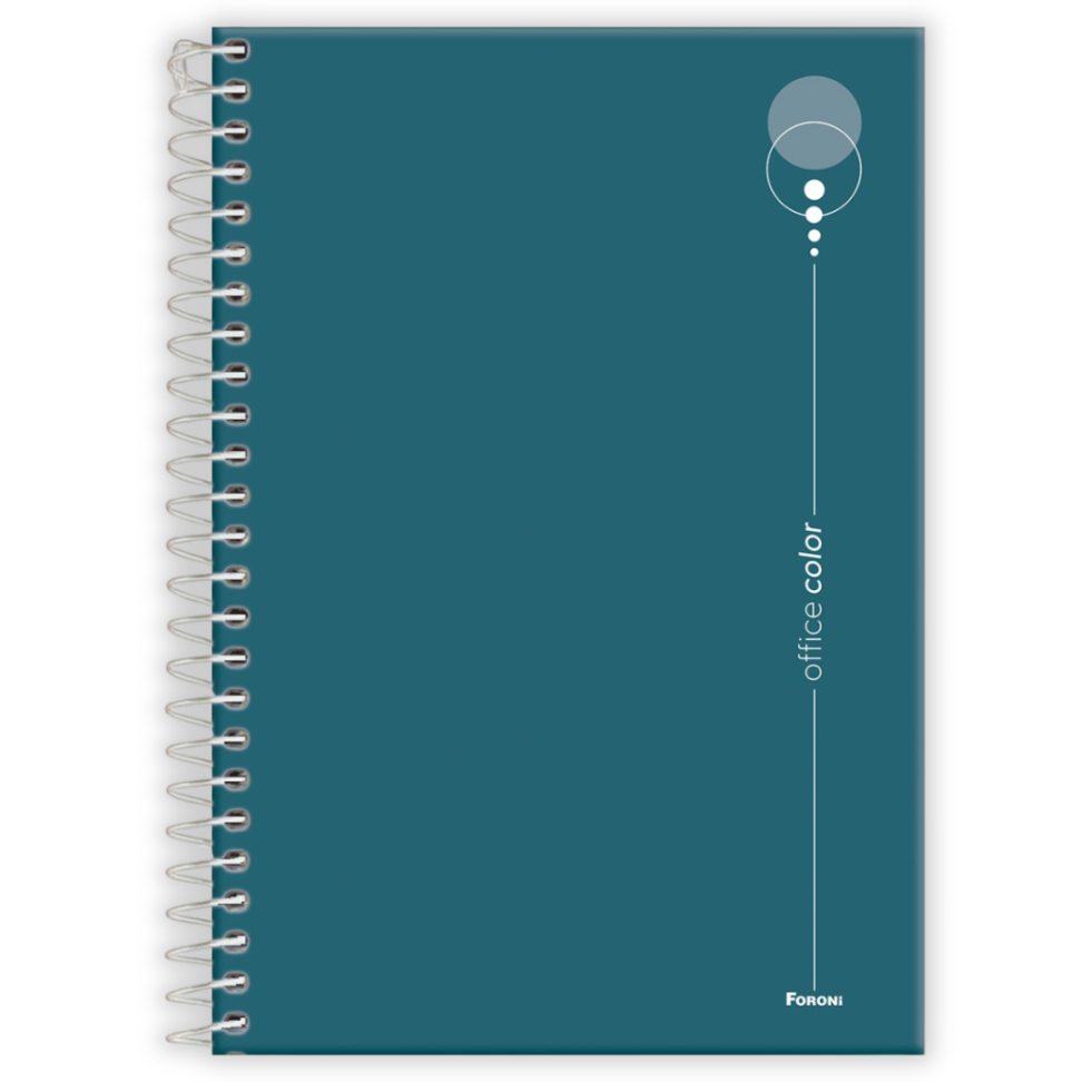 Caderno com Espiral Pequeno 1/4 Office Color Foroni - #6