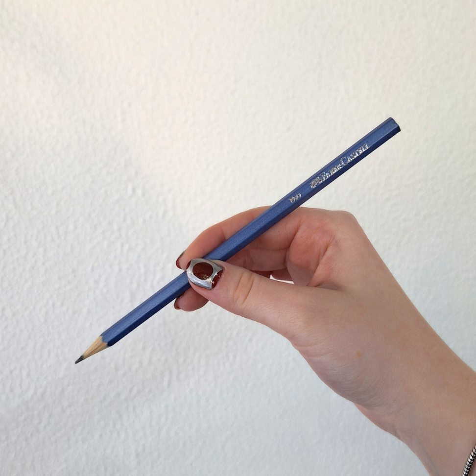 Lápis Grafite de Escrever Max Azul Sextavado Faber-Castell - #2