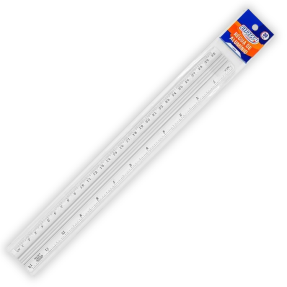 Régua de Alumínio 30cm BRW - #1