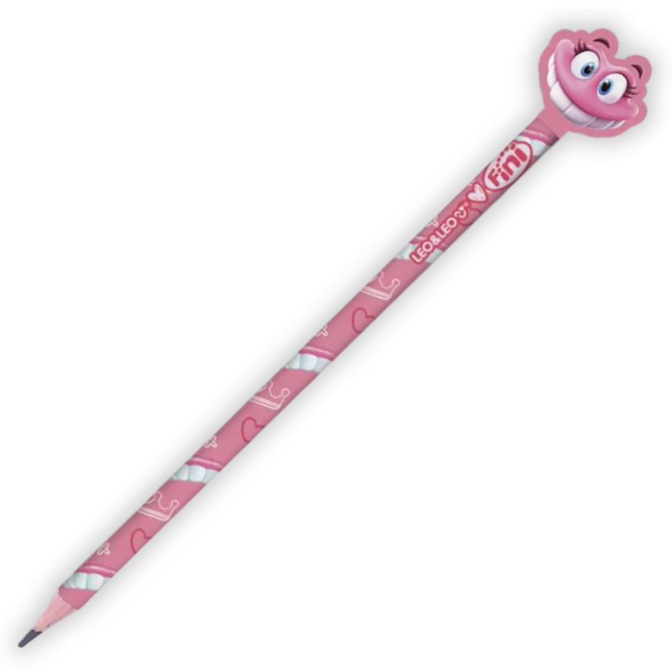 Lápis Grafite de Escrever com Borracha Ponteira Fini Leo e Leo - #3