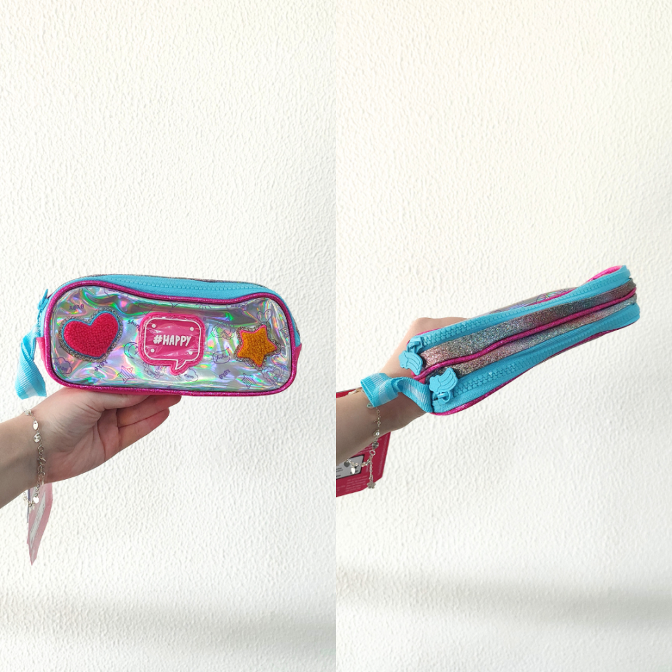 Kit Mochila de Rodas + Lancheira Térmica + Estojo Duplo Happy Clio - #1