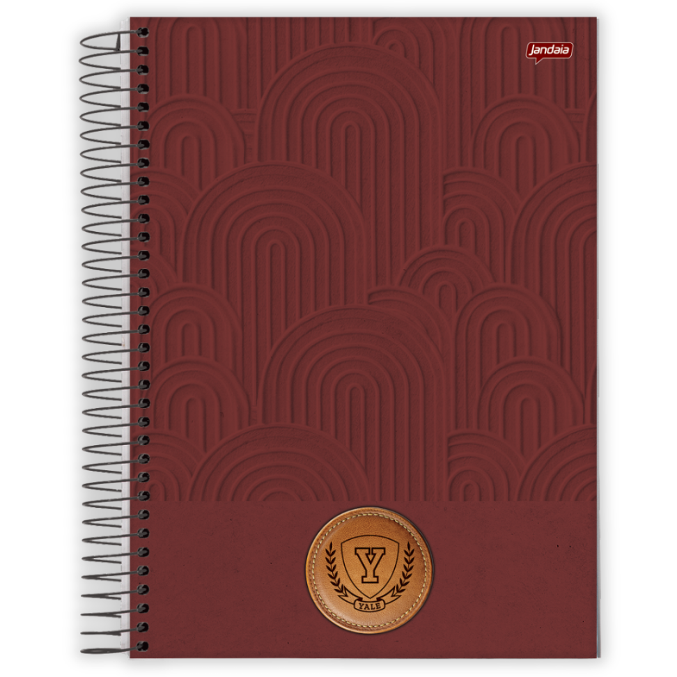Caderno com Espiral Universitário Yale 1 Matéria Jandaia - #1