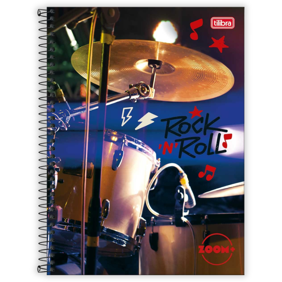 Caderno com Espiral Universitário 1 Matéria Zoom+ Masculino Tilibra - #1