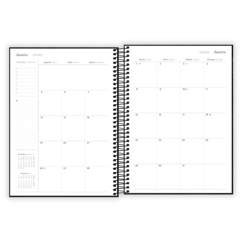 Agenda Executiva Espiral Diária Grande Cambridge 2026 Tilibra - #3