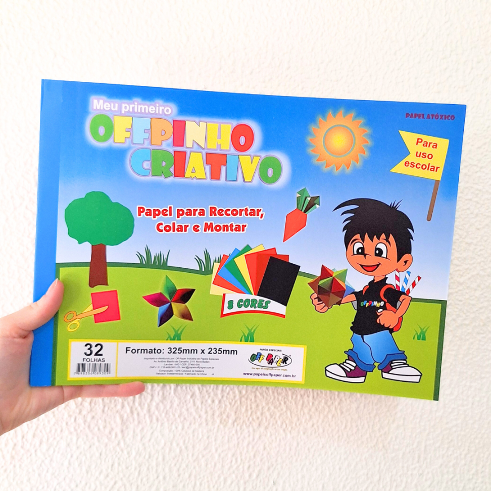 Bloco Papel Criativo 8 Cores 20 Folhas A3 OffPinho Off Paper - #2