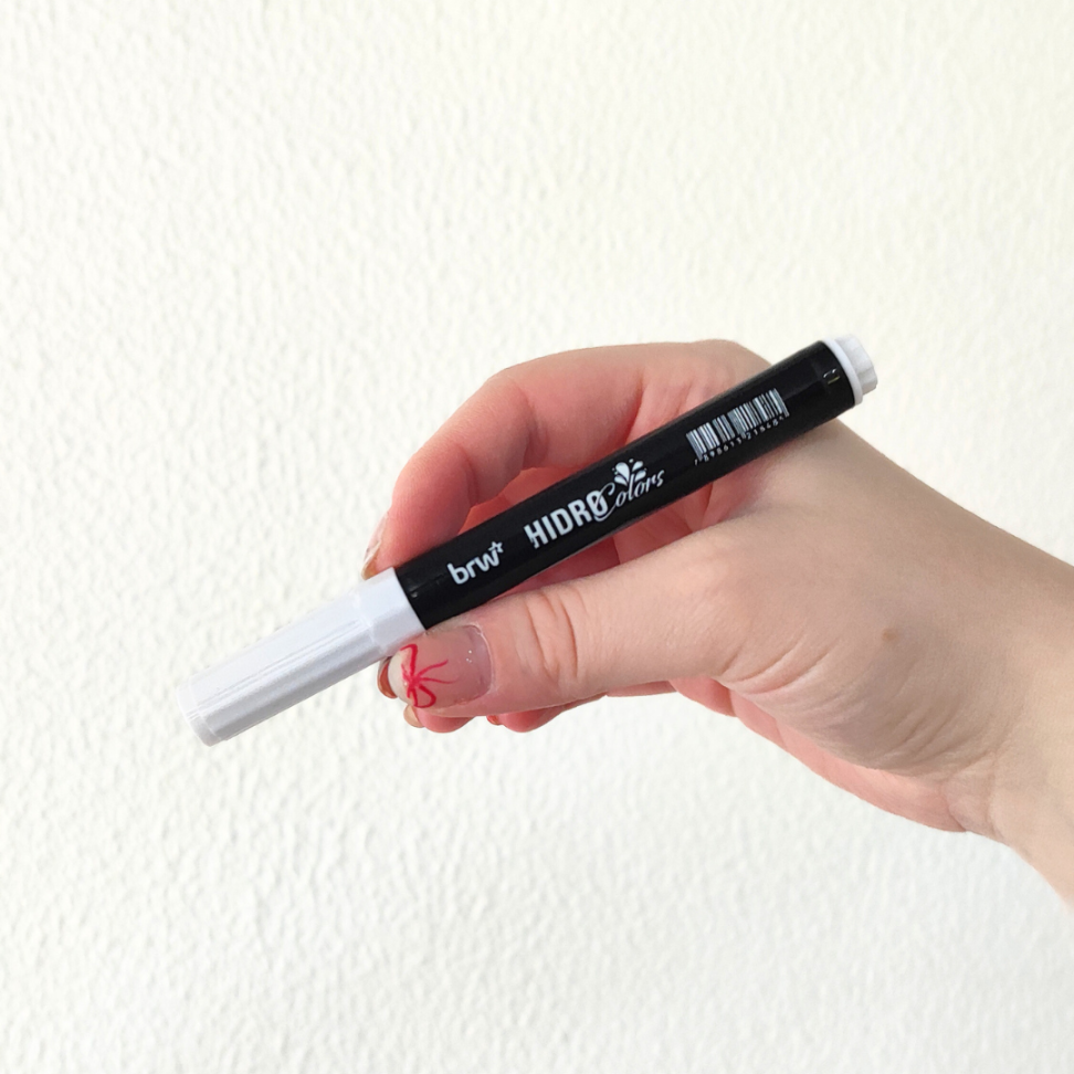 Caneta Hidrocolors Preta BRW - #1