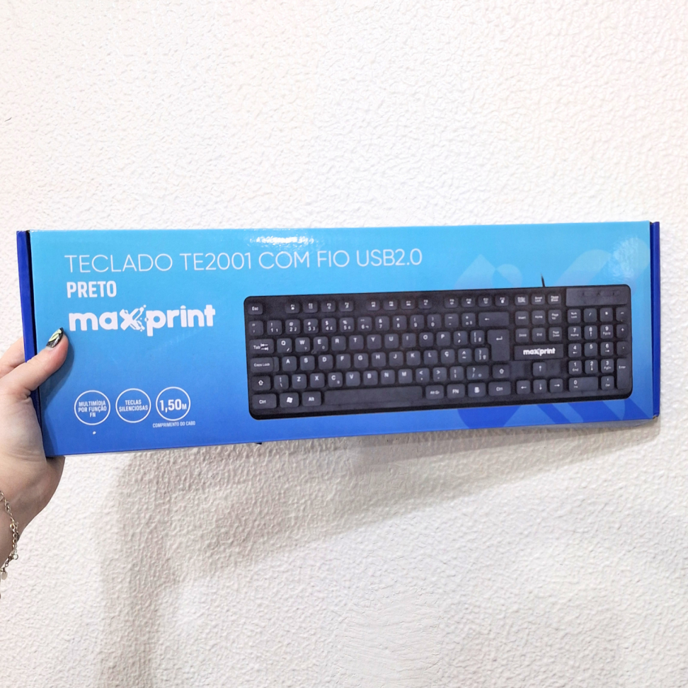 Teclado com Fio TE2001 Maxprint - #3