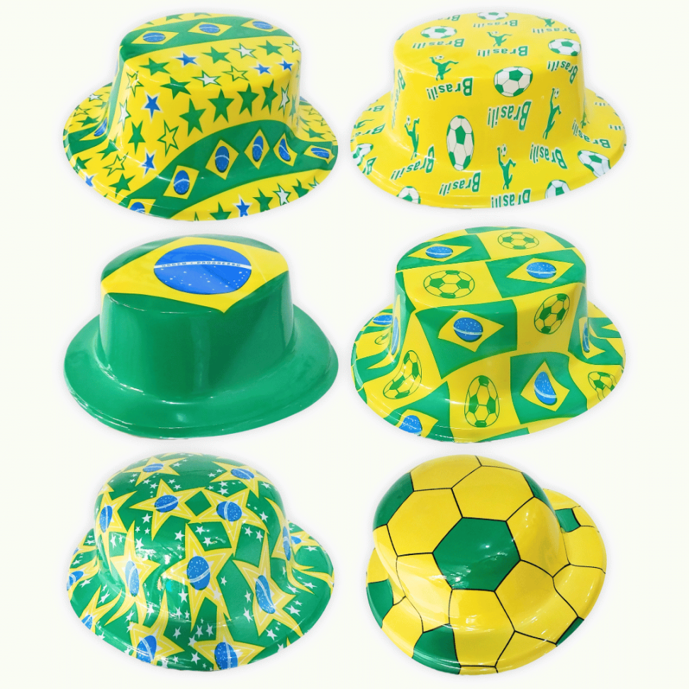 Chapéu de Plástico Brasil Nyr Festas