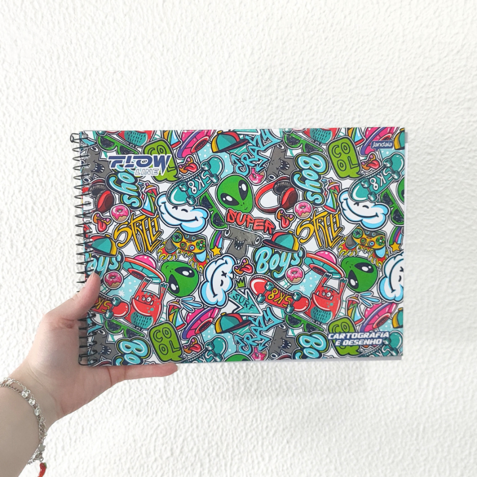 Caderno de Cartografia e Desenho Flow Line Jandaia - #1