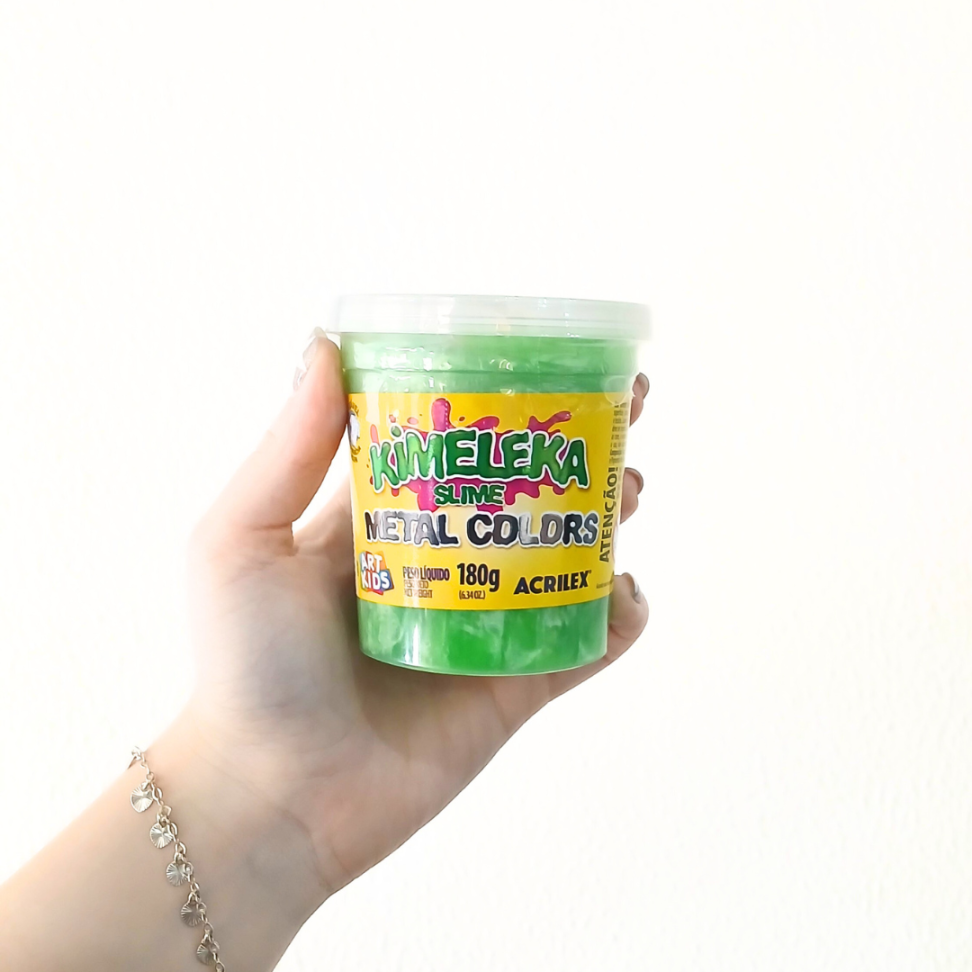 Slime Kimeleka Metal Colors Art Kids 180g Acrilex - #10