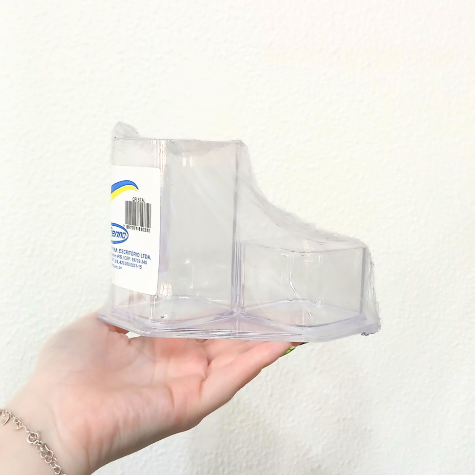 Porta Canetas Acrílico Duplo Menno - #6