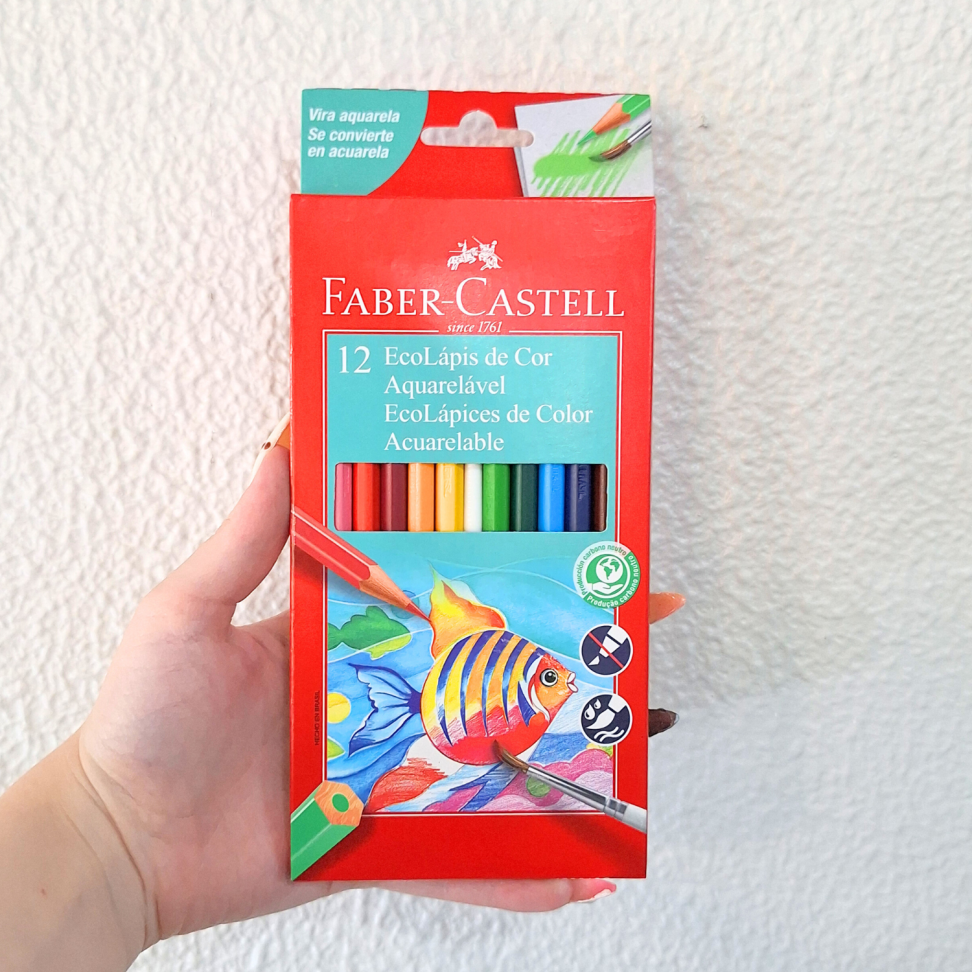 Lápis de Cor Eco 12 Cores Aquarelável Faber-Castell - #3