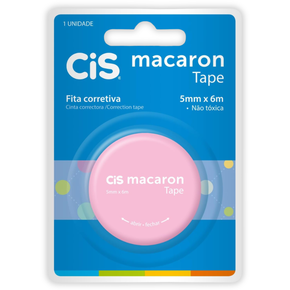 Fita Corretiva Macaron Tape 6m x 5mm CiS - #2