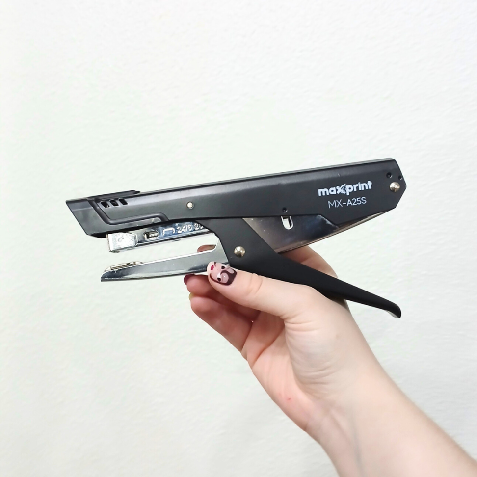 Grampeador Alicate 25 Folhas Metálico MX-A25S Maxprint - #5