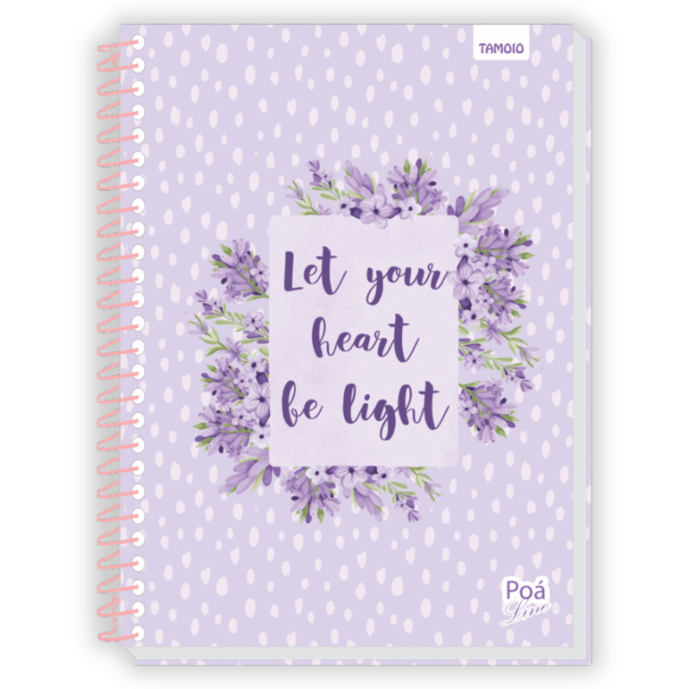 Caderno com Espiral Universitário 10 Matérias Poá Line Tamoio - #1