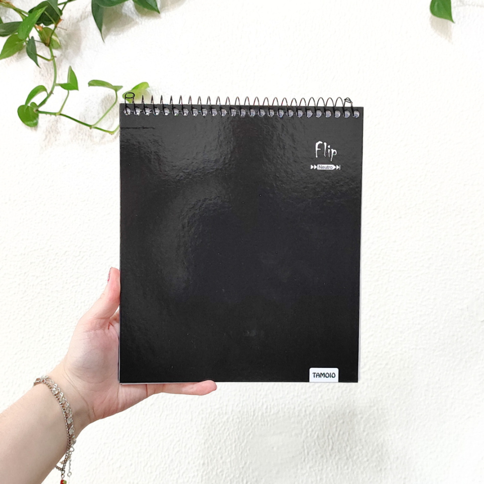 Caderno com Espiral Vertical Flip Neutro Tamoio - #3