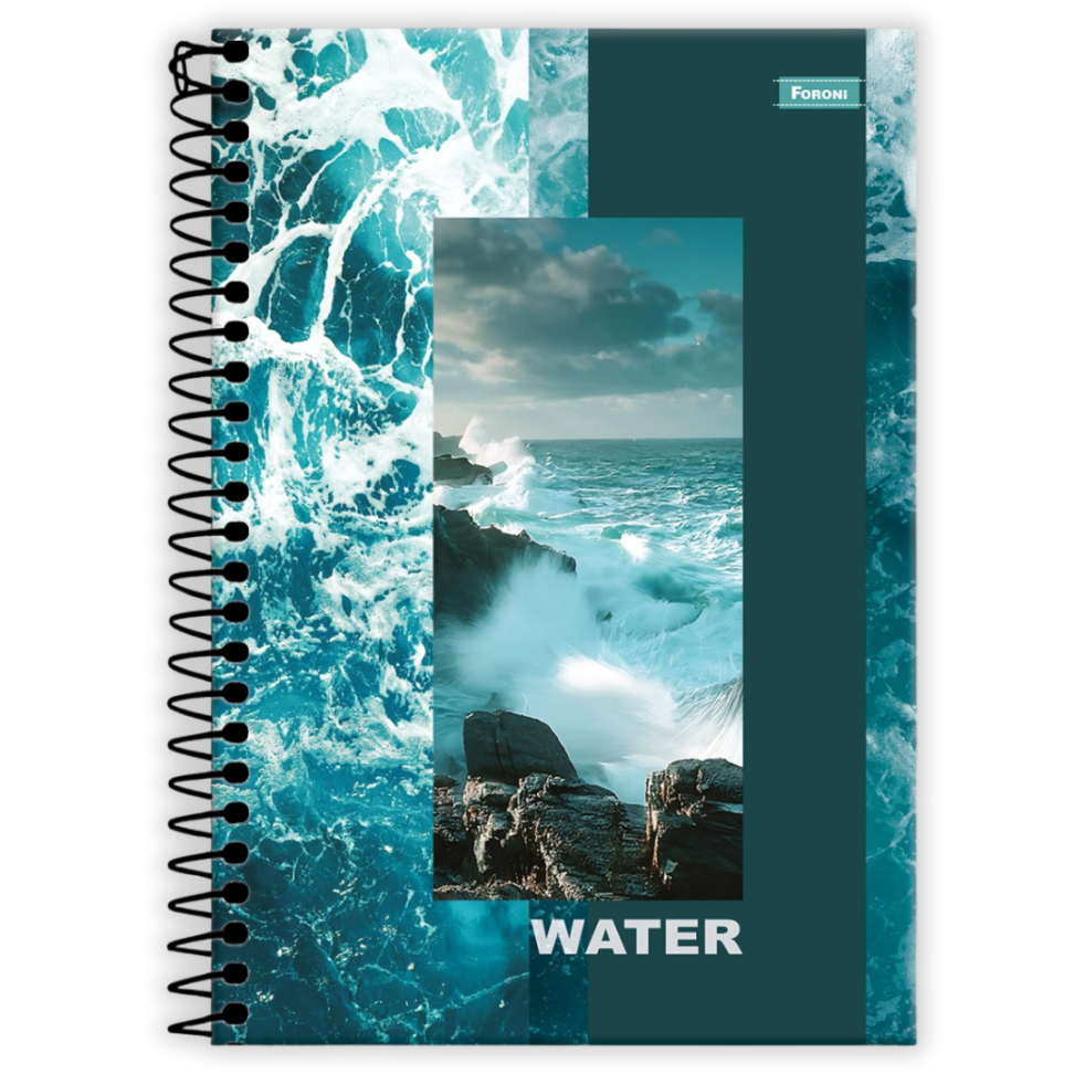 Caderno com Espiral Pequeno 1/4 4 Elementos Mais Foroni - #3