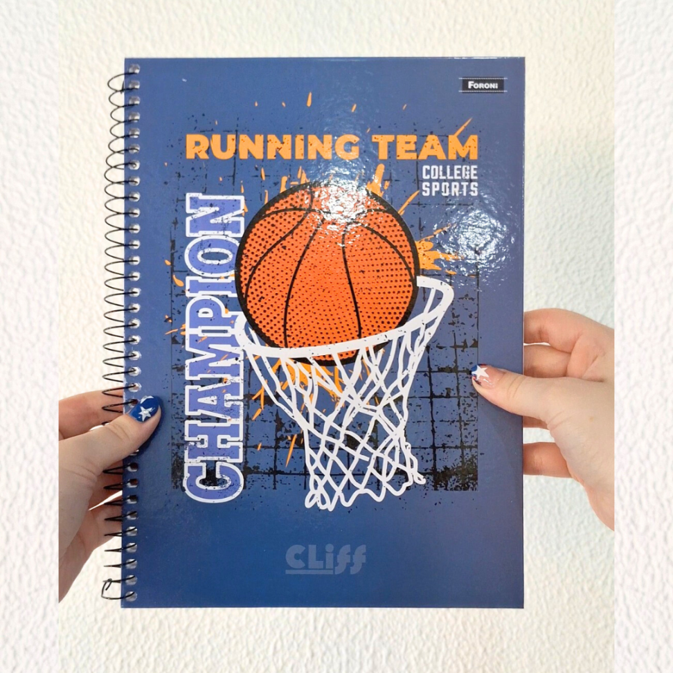 Caderno com Espiral Universitário Cliff Masculino 1 Matéria Foroni - #10