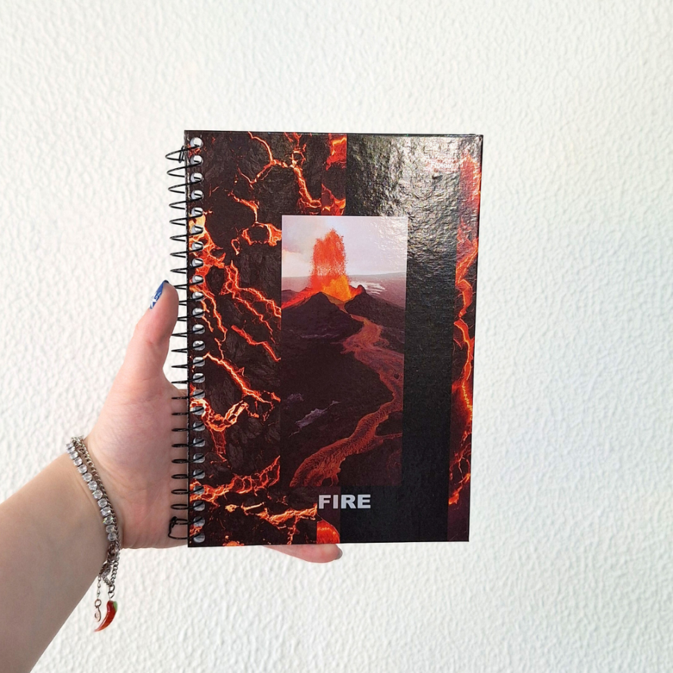 Caderno com Espiral Pequeno 1/4 4 Elementos Mais Foroni - #7