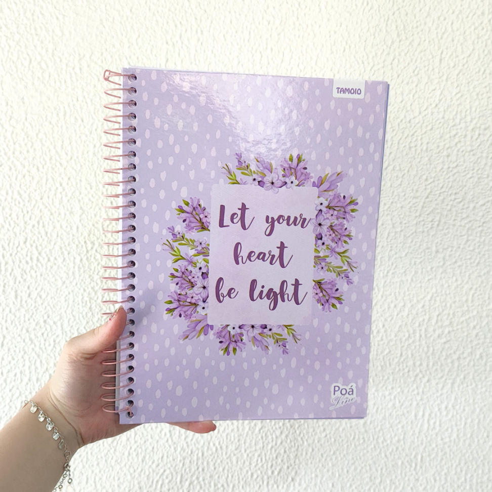 Caderno com Espiral Universitário 10 Matérias Poá Line Tamoio - #1