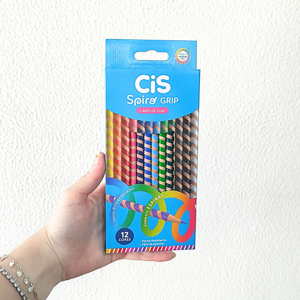 Lápis de Cor Spiro Grip 12 Cores CiS - #3