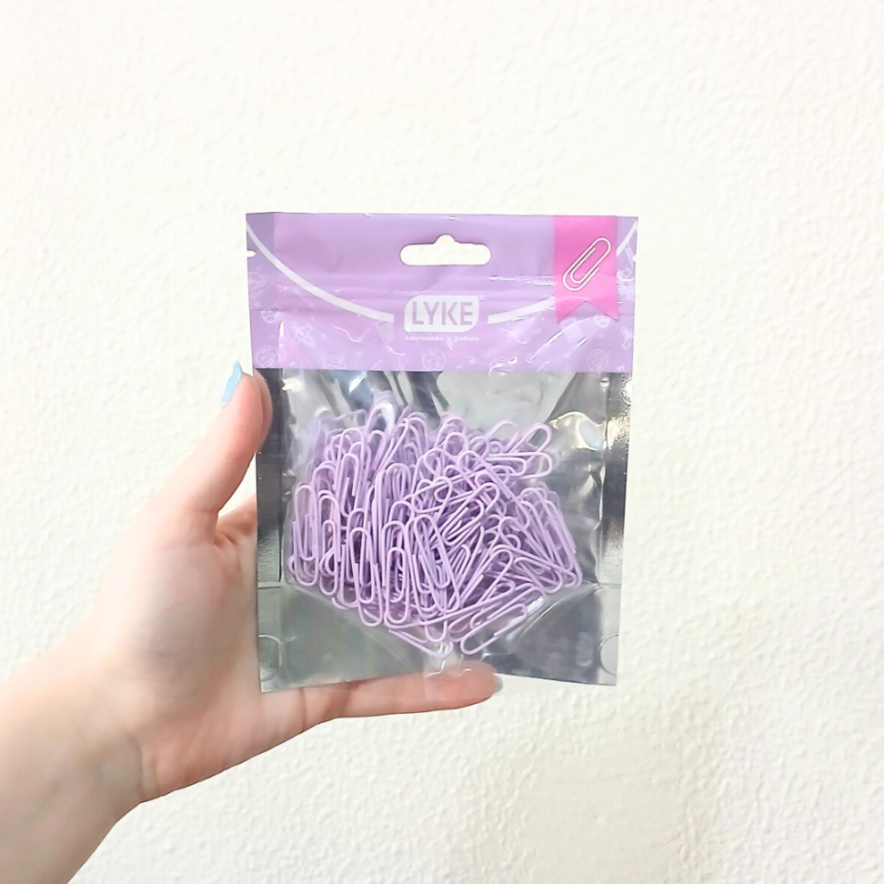 Clipes para Papel N.2/0 100 Unidades Pastel Lyke - #8