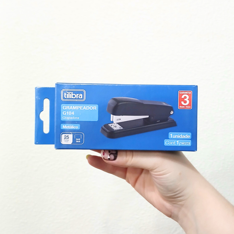 Grampeador 25 Folhas Metálico G104 Tilibra - #3