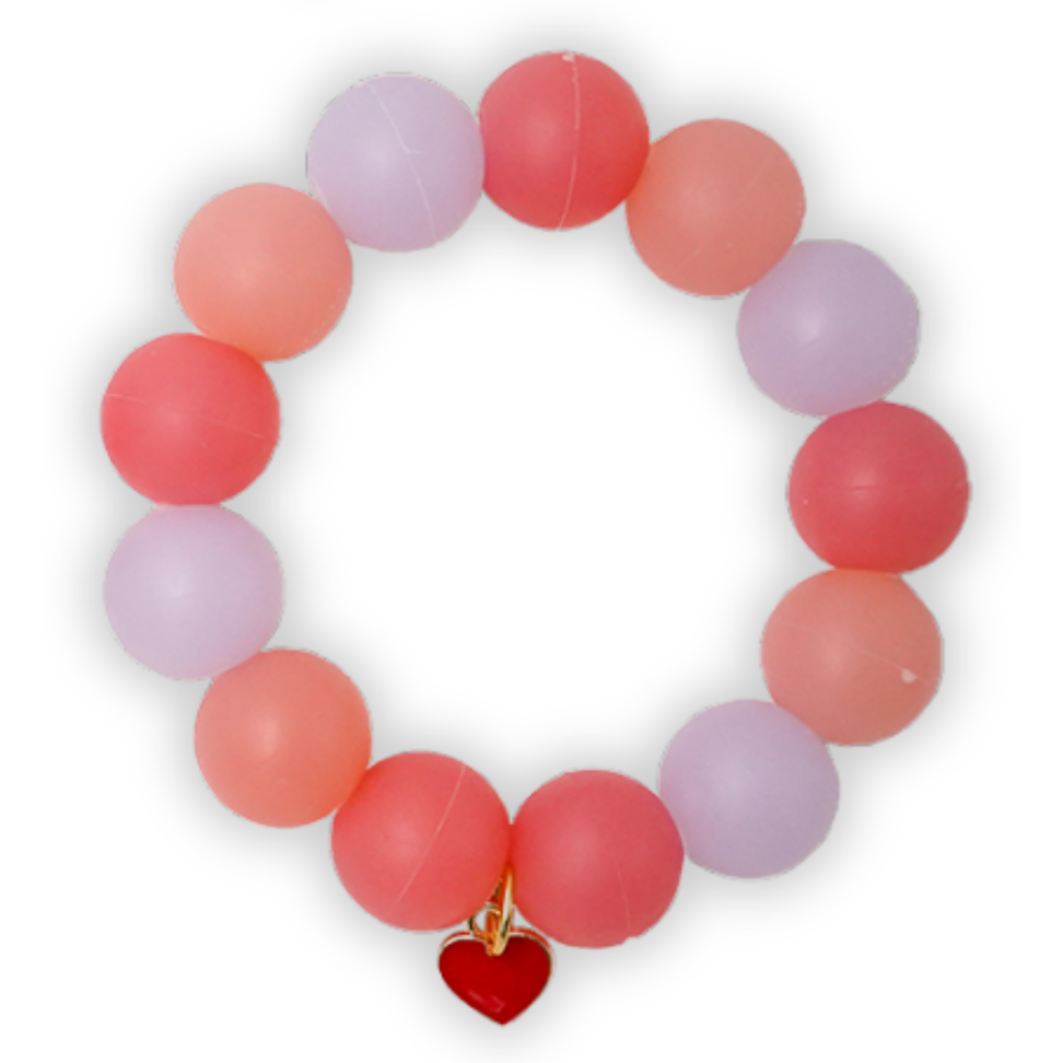 Borracha Pulseira Beads Charm Holic Tris - #4