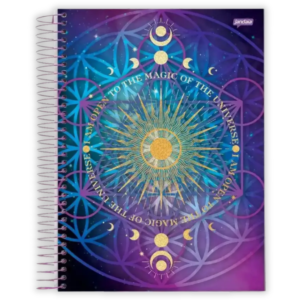 Caderno com Espiral Universitário Mystic 1 Matéria Jandaia - #3