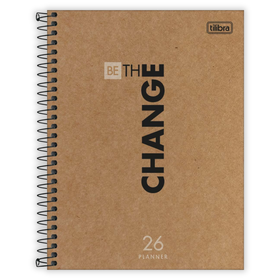 Planner Espiral Médio Kraftwork 2026 Tilibra - #5