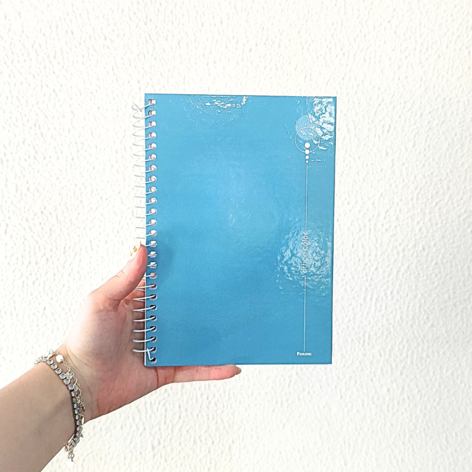 Caderno com Espiral Pequeno 1/4 Office Color Foroni - #9
