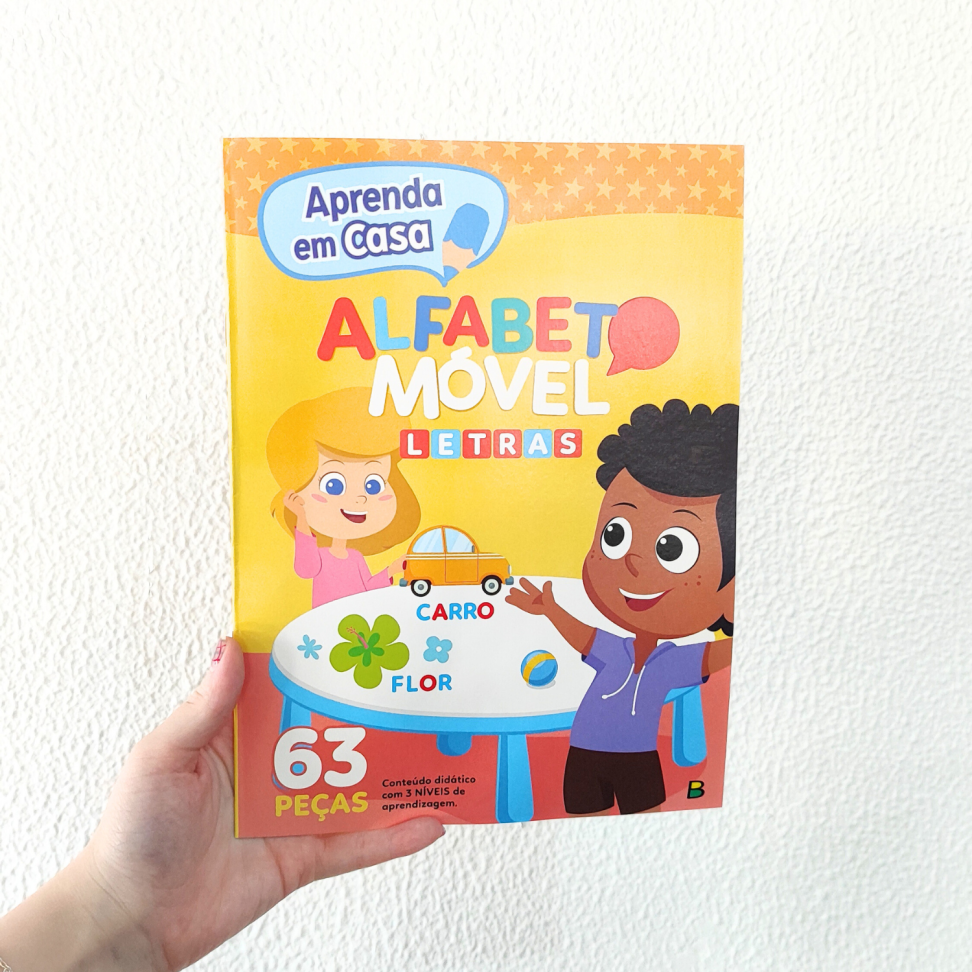 Livro Aprenda em Casa Alfabeto Móvel Letras Todolivro - #1