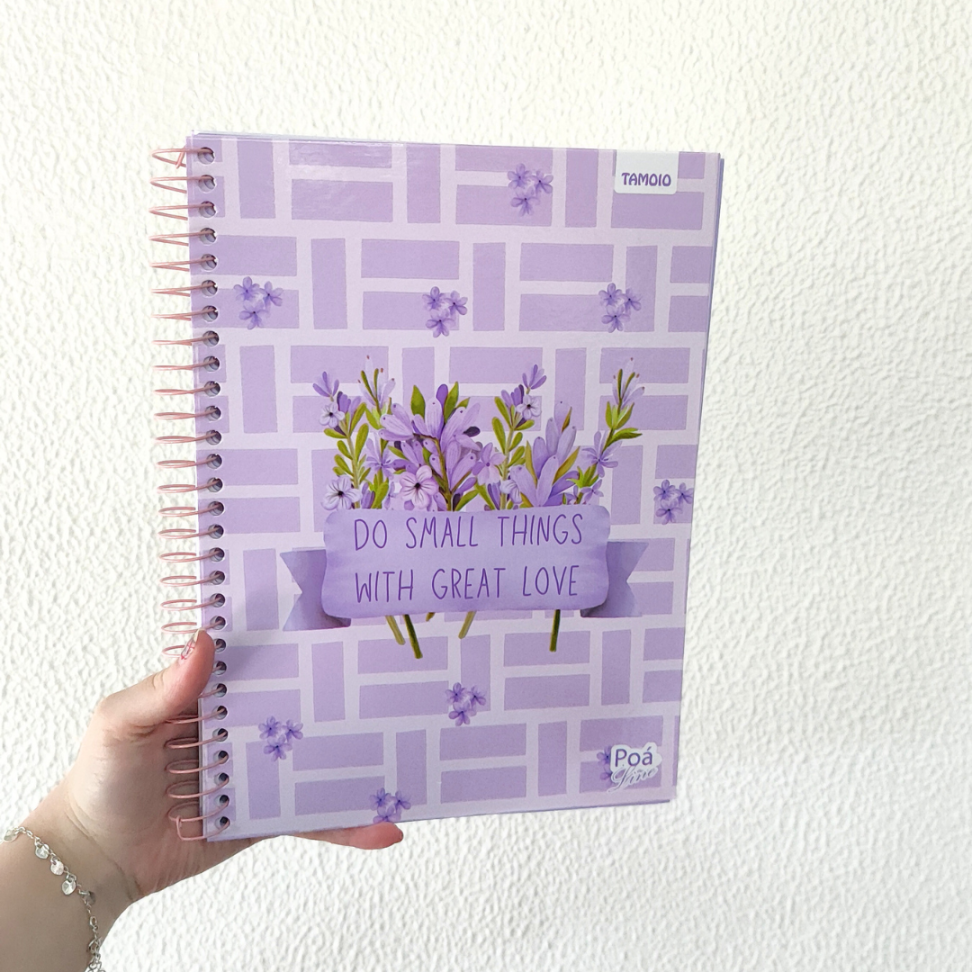 Caderno com Espiral Universitário 10 Matérias Poá Line Tamoio - #1