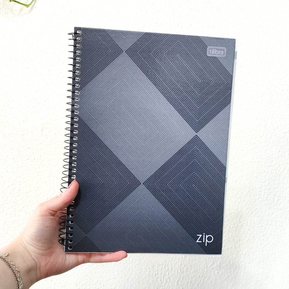 Caderno com Espiral Universitário 1 Matéria Zip B Tilibra - #10