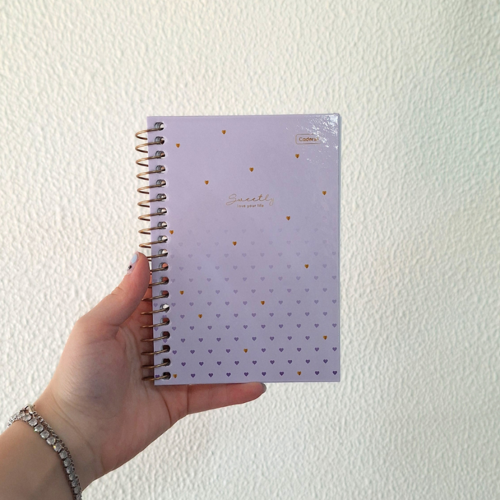 Caderneta com Espiral Sweetly Cadersil - #7