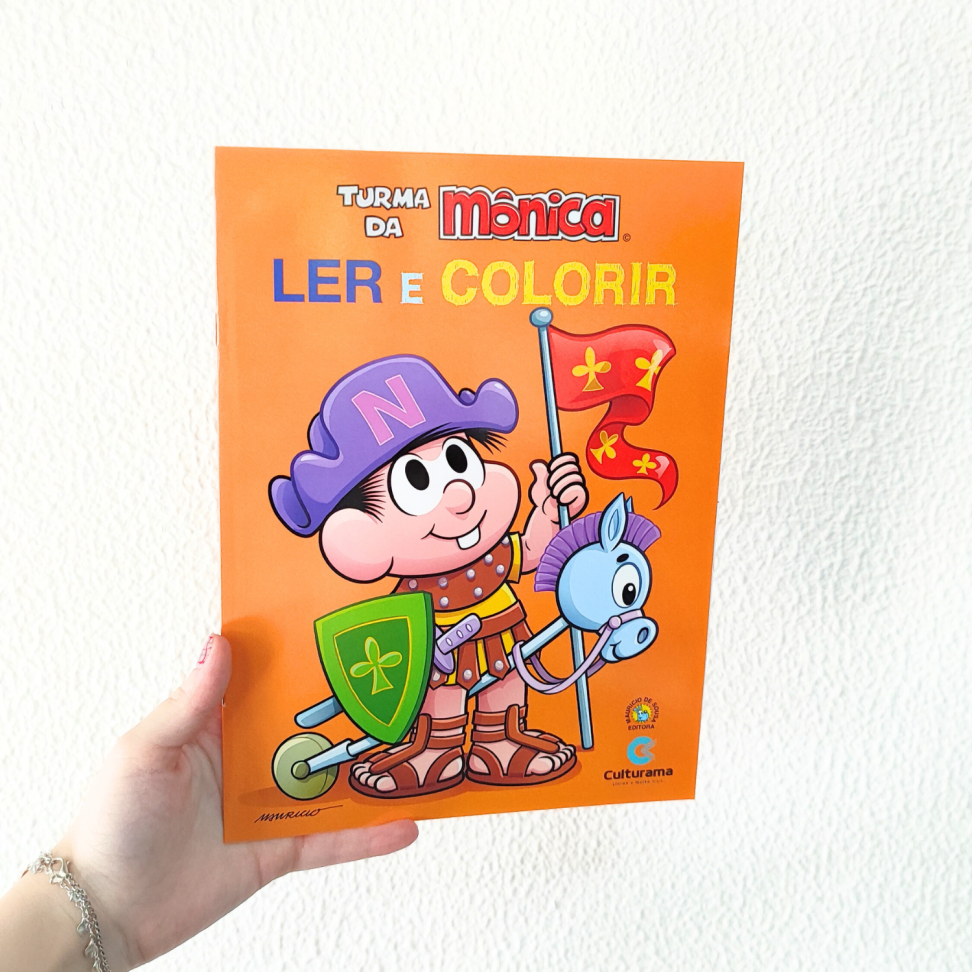 Livro Ler e Colorir Turma da Mônica Culturama - #11