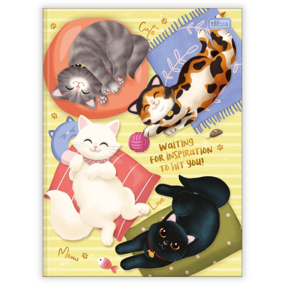 Caderno Brochura Purrfect Cats Tilibra - #1